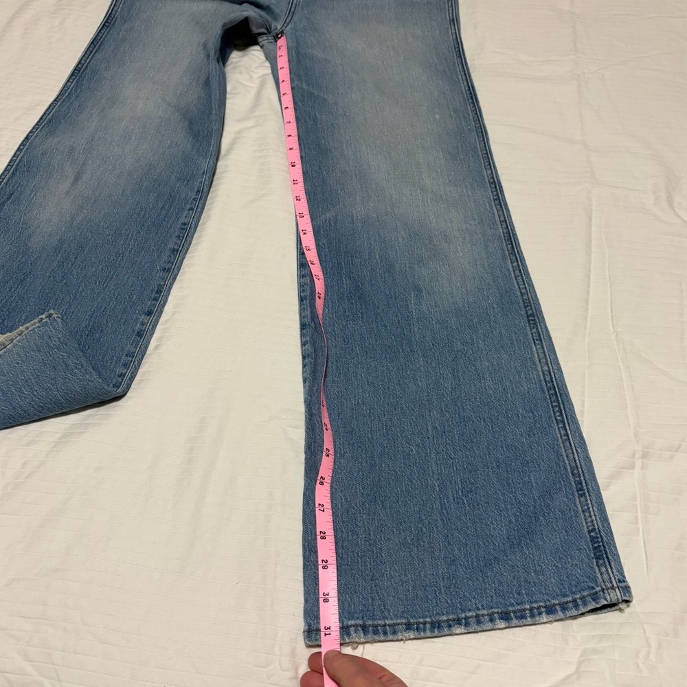 Madewell Light Blue Flare Jeans - Picture 13 of 16